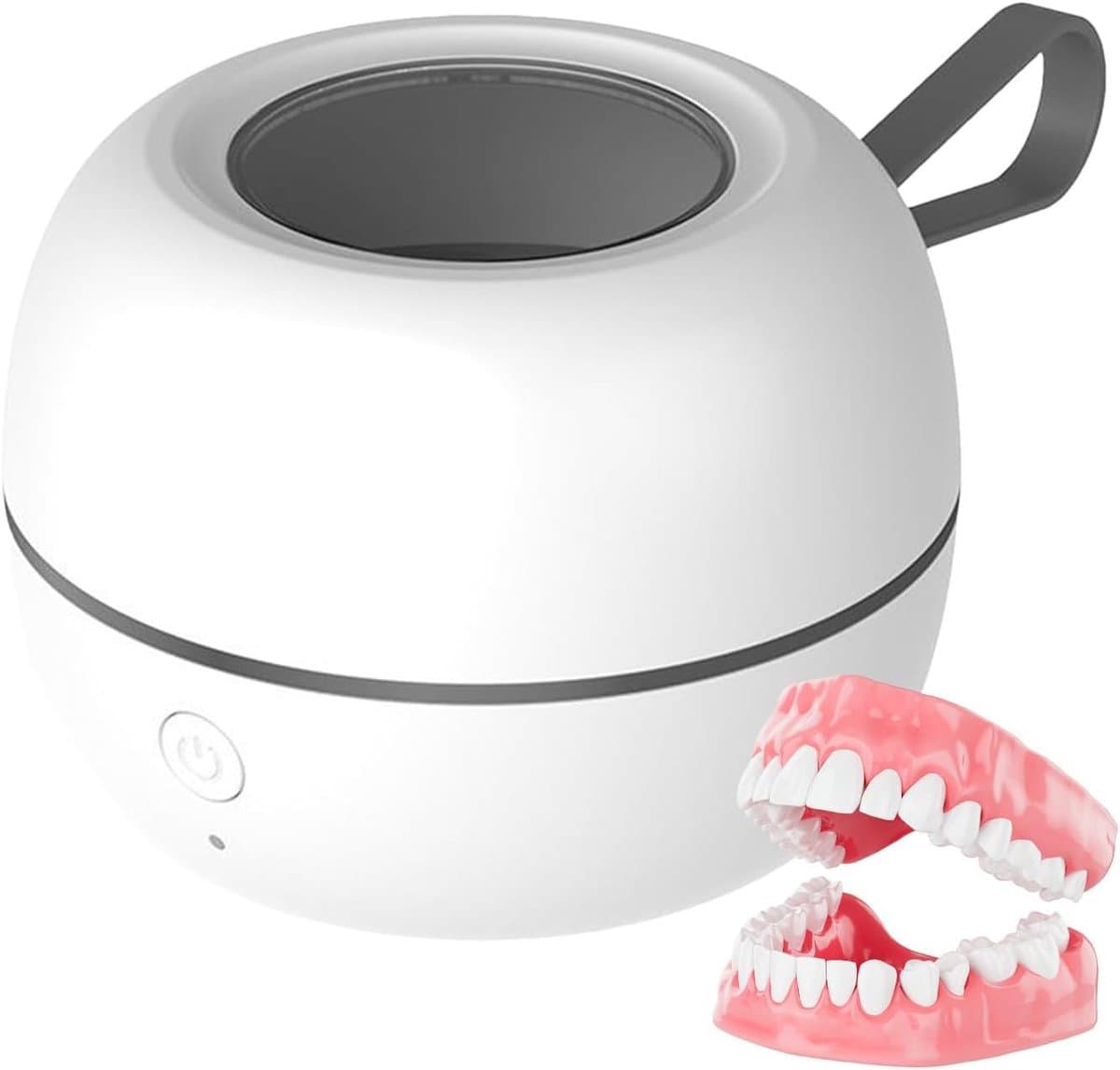 Fopspeen Reiniger - Opbergdoos - Hygiënisch Reinigen - UV Technologie - 11 x 11 x 8.3 cm - Wit — afbeelding 1