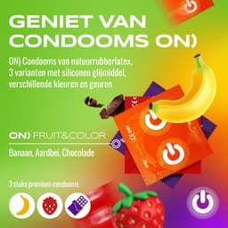 ON) condooms Mix | 3 stuks verpakking | 3 verschillende soorten | met siliconen glijmiddel | dunne 0,07 mm wanddikte — thumbnail 2