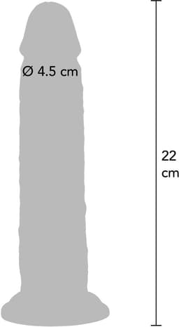 Realistische Spuitende Dildo 22,5 cm — thumbnail 4