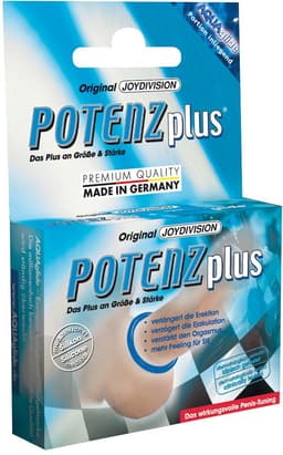JOYDIVISION POTENZplus Transparant Maat S Penisring van medische siliconen, potentiering, seksspeeltjes — thumbnail 1