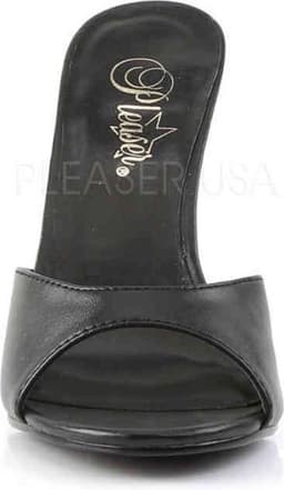 Pleaser - CLASSIQUE01 Muiltjes met hak - US 10 - 40 Shoes - Zwart — thumbnail 2