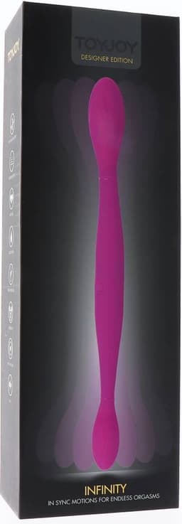 TOYJOY - Infinity Double Dildo - Vibrators Double Roze — thumbnail 5