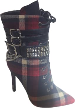 RUON- LUXE-ENKEL LAARSJE- RUITMOTIEF-NAALDHAK 9 CM-38 — thumbnail 1