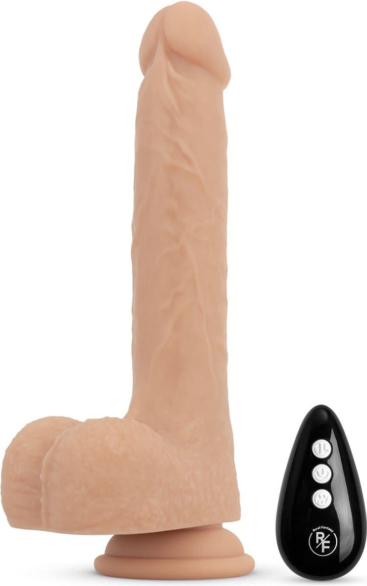 Real Fantasy - Bryce Stotende, Verwarmbare en Vibrerende Dildo — afbeelding 1