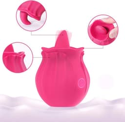 Erodit® Delicous Delight - Roze erotisch geschenkset - Butt Plug- Anaal dildo- stimulerende lik en tong vibrators voor vrouwen- Anaal prostaat vibrator voor mannen- Seksspeeltje voor Koppels - Erotiek voor vrouwen, mannen, — thumbnail 2