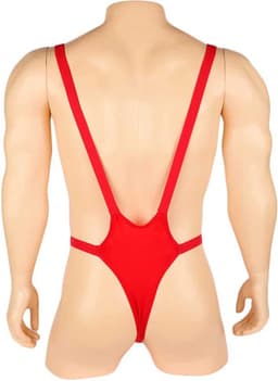 Erotische mankini lingerie - Heren bodysuit - Club kleding - Jarretel - Jockstrap - Backless - Sexy — thumbnail 4