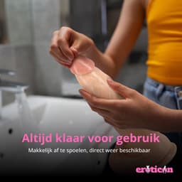 Eroticon Witte Mega Dildo - Grote Dildo - Dikke Dildo - Extreme Dildo - 31.5 x 7.5cm - Anaal Groot - Reusachtige Dildo XXL - Buttplug XXXL Monster Dildo - Fantasy Dildo - Dragon Dildo - Huge dildo - Anaal Groot - Zuignap — thumbnail 4