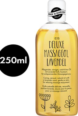 Deluxe massageolie van EIS, erotische massageolie, lavendelaroma, 250 ml — thumbnail 3