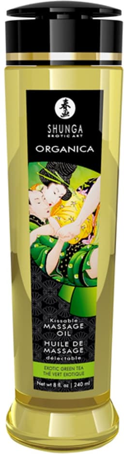Shunga - Massage Olie Organica Exotische Groene Thee — thumbnail 5