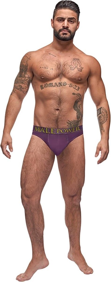 Male Power Avant-Garde - Verstrakkende String eggplant L/X — afbeelding 1