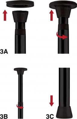 Ouch! Dance Pole - Black — thumbnail 3