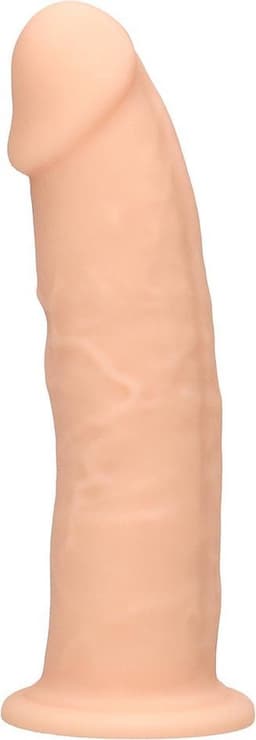 Silicone Dildo Without Balls - 15,3 cm - Flesh — thumbnail 3