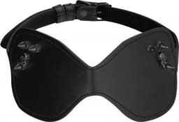Ouch! Skulls and Bones - Large Eye Mask with Skulls & Spikes - B — thumbnail 1