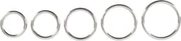 Bad Kitty – 5 Delig RVS Penis Ringen Set voor de Perfecte Cock Training - Zilver — thumbnail 2