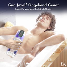 Toys Hub® Automatische Masturbator MAX met Strap - E-book – LED scherm – Water Massage - Pocket Pussy - Blowjob Simulator - Elektrisch - Sex Toys voor Mannen Zelf Aftrekken — thumbnail 8