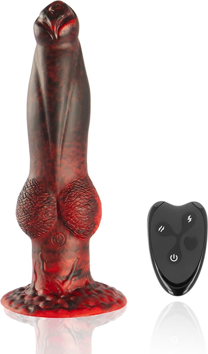 EPIC - PROMETHEUS DILDO TITAN IN VLAMMEN OPLAADBARE AFSTANDSBEDIENING | FANTASY DILDO | XXL DILDO | ALIEN DILDO | VIBRATOR | DILDO VIBRATOR | SEKSSPEELTJES VOOR VROUW | SEKSSPEELTJES VOOR KOPPELS — afbeelding 1