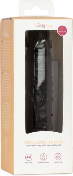 Dildo zonder ballen 12 cm - Zwart — thumbnail 2