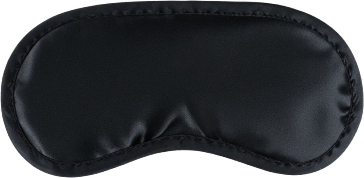 Blinddoek satijn - Zwart — afbeelding 1