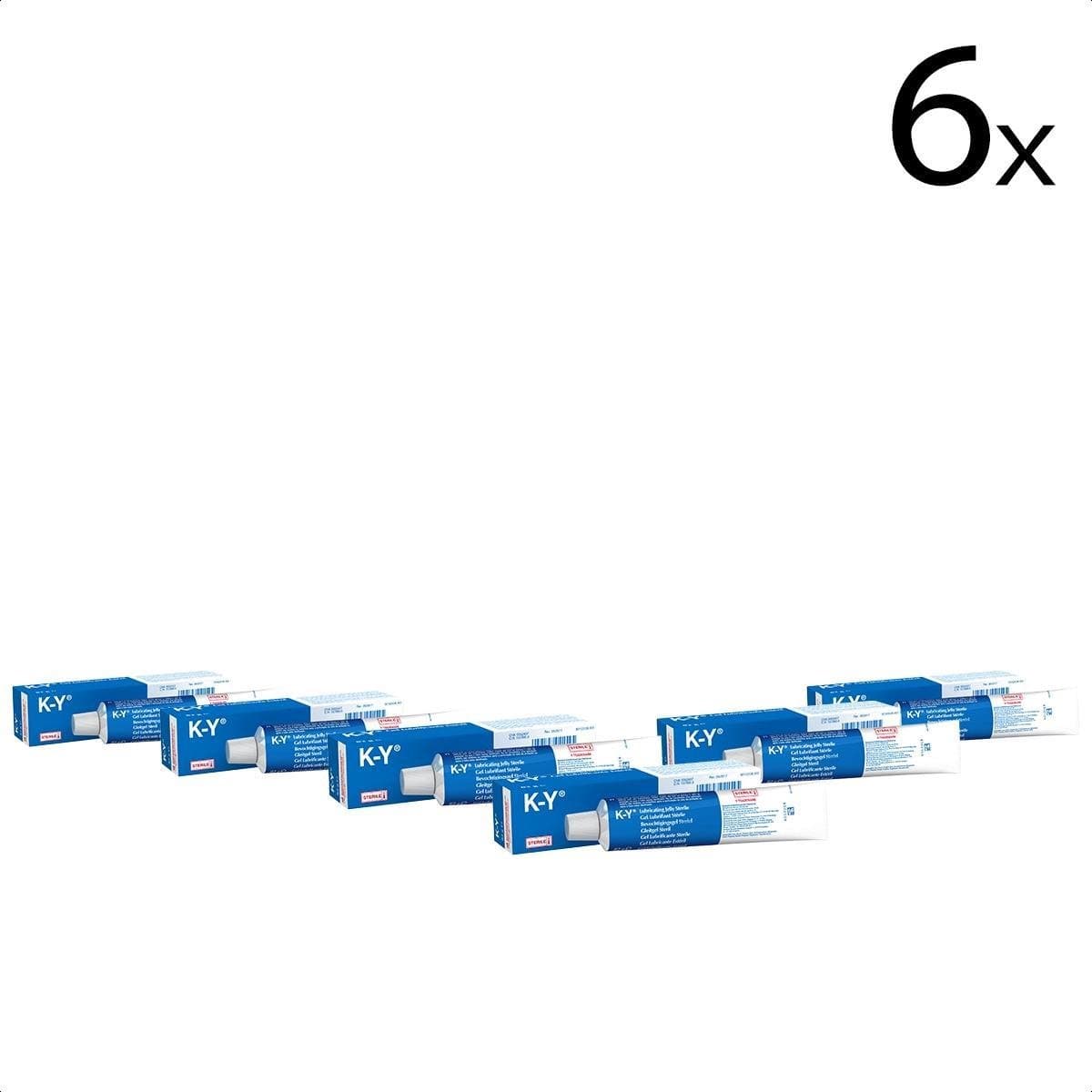 K-Y Bevochtigingsgel Steriel Glijmiddel - 82ml x6 — afbeelding 1