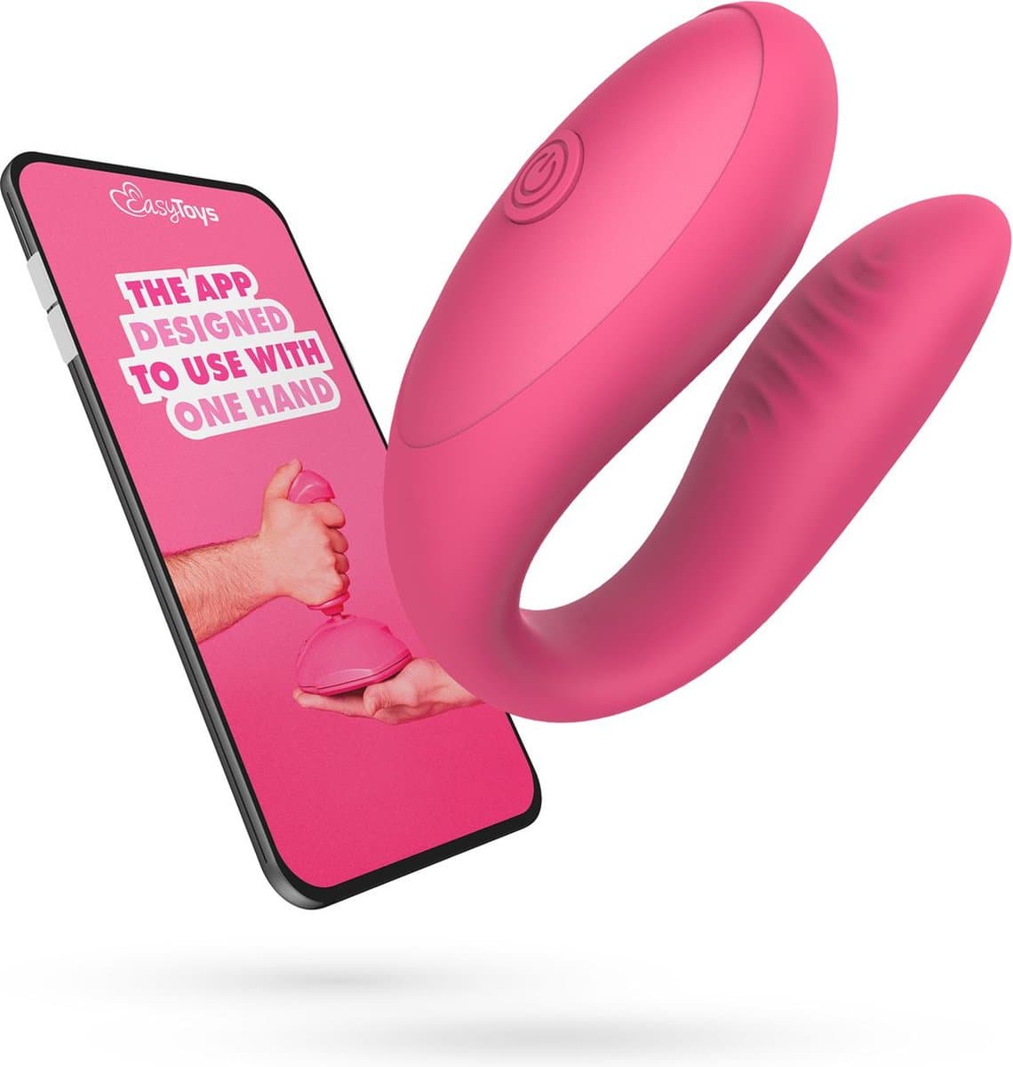 EasyConnect - EasyToys - Koppelvibrator Orio via App - Koppel Vibrator - Sex Toys voor Vrouwen - Vibrators voor Vrouwen - Sex Toys - Vibrator - Vibrator voor Koppels - Roze — afbeelding 1