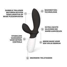 LELO LOKI Wave 2 – Prostaatstimulator – Waterdicht – 12 Genotsinstellingen – Black — thumbnail 4