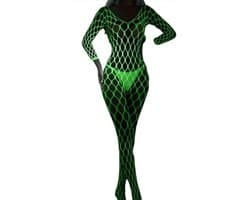 Volledige visnet bodysuit Neon - Glow in the dark - One size - Jumpsuit - Visnet - Goede kwaliteit - Bodystocking - Onesie