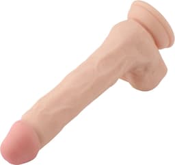 Dildo EZfunLok voor Auxfun Plus Seksmachine Beige 24 cm — thumbnail 11