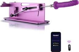 PRO 5 Premium Seksmachine TableTop KlicLok Smart App Paars — thumbnail 19