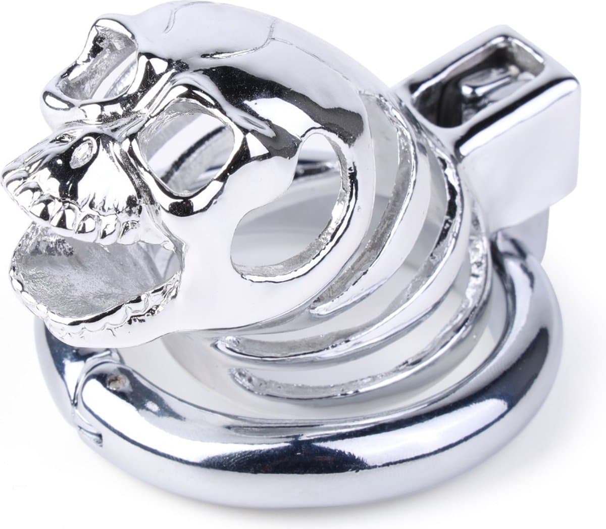 BRUTUS Goth Cage - Chastity Cage Kuisheidskooi - Zink — afbeelding 1