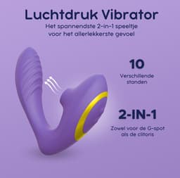 IVY LUX NUA SE - 2-in-1 Luchtdruk Vibrator – Clitoris Stimulator & G-Spot Vibrator – 12 Standen – Fluisterstil & Waterdicht – Siliconen – Oplaadbaar – Vibrators voor Vrouwen & Koppels – Roze — thumbnail 8