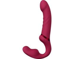 Lovense - Lapis Strapless Strap-on Vibrator - Roze