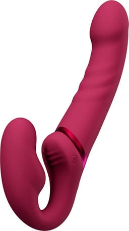 Lovense - Lapis Strapless Strap-on Vibrator - Roze — thumbnail 10