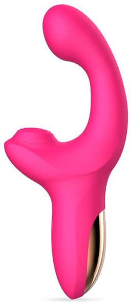ACTION - Volse - Kloppende Vibrator - Stotende Vibrator - Vingeren - G-spot - Seksspeeltje voor Mannen en Vrouwen - Twee Motoren - Pink — thumbnail 2