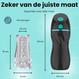 ME'ADAM Y-Serie - Masturbator voor man - met krachtige zuigfunties - Inclusief complete accessoires pakket - Pussy en Deepthroat - Pocket Pussy - Kunstvagina - Realistische Masturbator van hoge kwaliteit. - Sex toys voor mannen — thumbnail 4