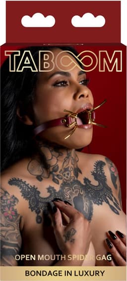 Luxe Open Gag - Spider Gag - Mondknevel - Open Mouth Spider Gag - PU-leer - BDSM Speeltje - Bondage Toys - SM Toy - Seksspeeltje voor hem en haar — thumbnail 3