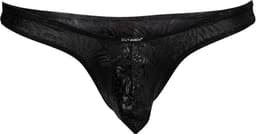 Cut4Men - Kanten Herenstring met Penis Pouch - Leopard Zwart L — thumbnail 4
