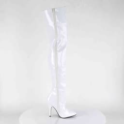 Pleaser - SEDUCE3010 Overknee laarzen - US 14 - 45 Shoes - Wit — thumbnail 5
