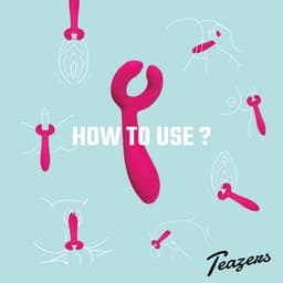 Teazers - Koppel Vibrator - Perfecte Vibrator voor Koppels - Vibrator - Sex Toys voor Mannen en Vrouwen - Vibrators - Dildo - Cockring - Prostaat Vibrator voor Mannen - Anale Speeltjes - Vibrators voor Vrouwen - Roze — thumbnail 10