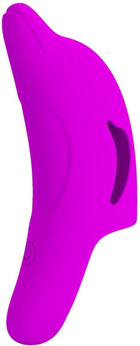 Pretty Love - Delphini - Vinger Vibrator - Roze - Siliconen - USB Oplaadbaar - 10 standen — afbeelding 1