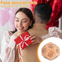 Romantische Dobbelstenen - Date Night Kubus - Romantische Avonden - Houten Materiaal - 3x3x3 cm - Niet gespecificeerd — thumbnail 3