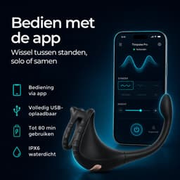 Dailyplay Prostaat Vibrator met Cockring – Extra Dunne Anaal Stimulator met Afstandsbediening – Buttplug Dildo Vibrator – Sex Toys voor Mannen & Koppels – Anale Seks Speeltjes — thumbnail 4