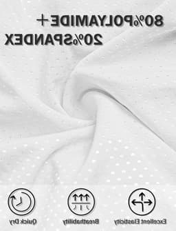 Zwemshorts voor heren, sexy en laag in de taille, ademend en sneldrogend, ideaal voor watersporten, EU maat XS-L, kleur wit, maat L — thumbnail 4