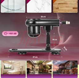 TipsToys® Sex Machine Pakket met 8 Opzetstukken - Sexmachine Neukmachine met Afstandsbediening, Dildo, Vibrators en Verlengstukken - Sybian Seksmachine met 21 Fuck Standen - tot 400 Bewegingen/Minuut - Seksspeeltjes Mannen & Vrouwen - Anaal Seks Toys — thumbnail 4