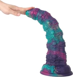 Banoch | Dildo XXL "Skull" siliconen | 41 cm lang | ∅ 10 cm | fantasy monster | Zuignap | zeer groot — thumbnail 4