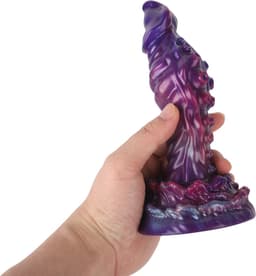 Banoch | Dildo siliconen "Octodick" | 18.5 cm | ∅ 4.9 cm | fantasy monster | Zuignap — thumbnail 3