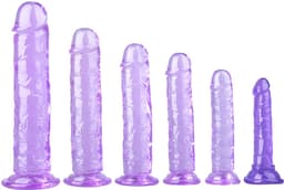 Realistische Dildo met Zuignap – 17cm x 3,5cm G-spot Stimulatie – Flexibel Jelly Materiaal – Handsfree Seksspeeltje voor Solo Gebruik en Koppels – Geschikt voor Beginners en Gevorderden – Roze — thumbnail 5