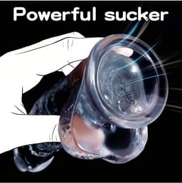 Oneay XXL Realistische penis met sterke zuignap, unisex speeltje, anaalplug, seksspeeltje voor stellen, anaalpenis voor mannen/vrouwen/homoseksuelen, seksspeeltje voor volwassenen of seksspeeltje voor beginners. — thumbnail 2