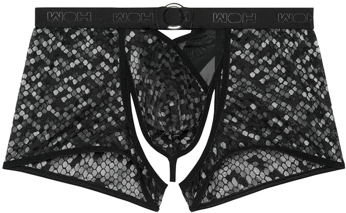 WOH heren microfiber trunk string pure seduction zwart — afbeelding 1