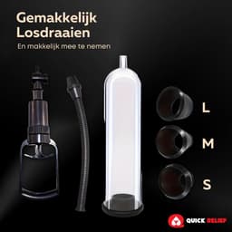 Quick Relief Penispomp™ - Penis Pomp Met Grippomp – Penispompen Penisvergroter – Penis Pomp Erectie Vergroter – Vacuumpomp Erectiepomp Masturbator — thumbnail 8