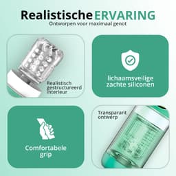 Desiredrops® Venom Pulse - masturbator voor mannen electrisch – Automatische Masturbator voor Mannen – Blowjob Simulator – verschillende intensiteiten – Luxe Sex Toy - masturbator voor man – masturbator voor mannen blowjob - Discreet — thumbnail 6